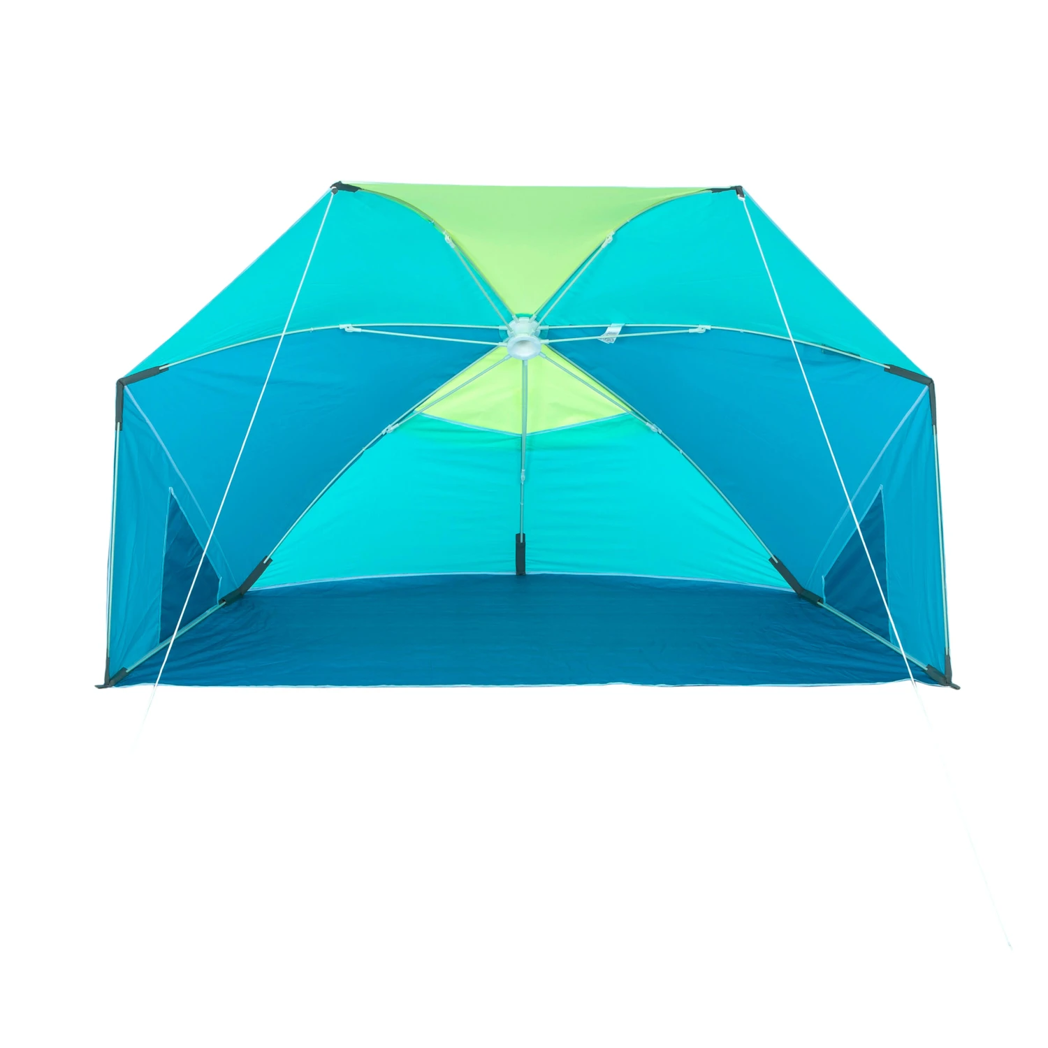 3-person Sun Shelter Beach Parasol UPF50+ Iwiko 180 - Blue Yellow 3 3-person Sun Shelter Beach Parasol UPF50+ Iwiko 180 - Blue Yellow - Image 3