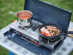 Campingaz Camping Chef DLX Stainless Infrared Gas Stove -Outdoor Camping k0b341d2a1eb585b4b87a157051a11ec0