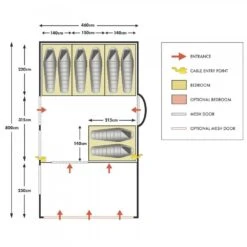 AirTek 8 Pro Inflatable Tent -Outdoor Camping k1a170c15dd190c1c944a8b14083c63c0