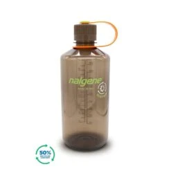 Nalgene 1L Narrow Mouth Sustain Water Bottle - Made From 50% Plastic Waste -Outdoor Camping k4266793f293933f445538586a0092830
