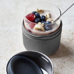 Black+Blum Glass Lunch Bowl 450ml Slate -Outdoor Camping k456140d8a6e71764f00b5c6cd0be2aa4