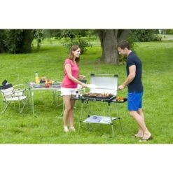 Campingaz Series 600 SG Double Burner & Grill With Stand -Outdoor Camping k5282f3bd4dacc81fc3d2a50f2e88e464