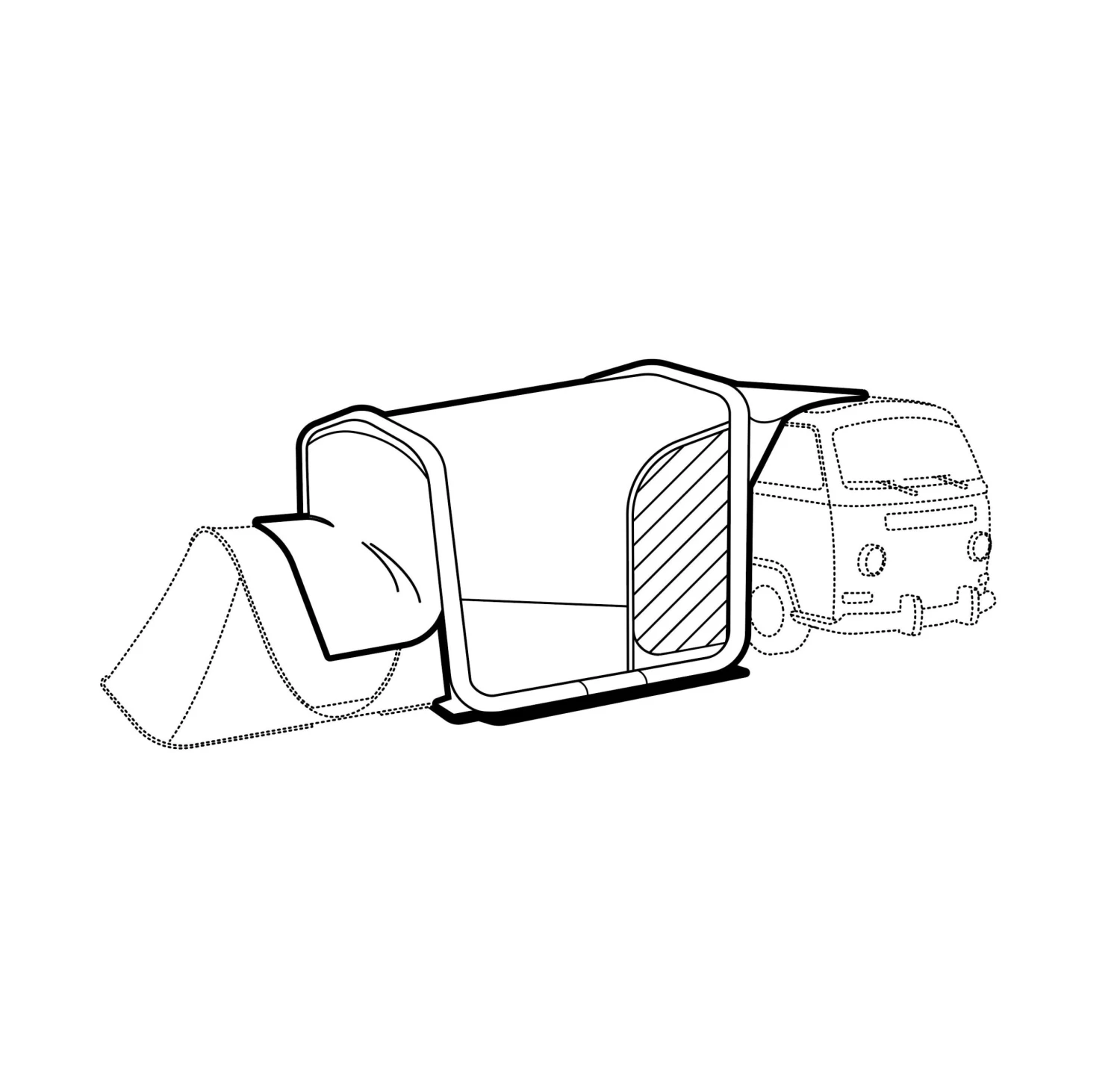 Quechua 6 Person Inflatable Camping Shelter 2 Quechua 6 Person Inflatable Camping Shelter - Image 2