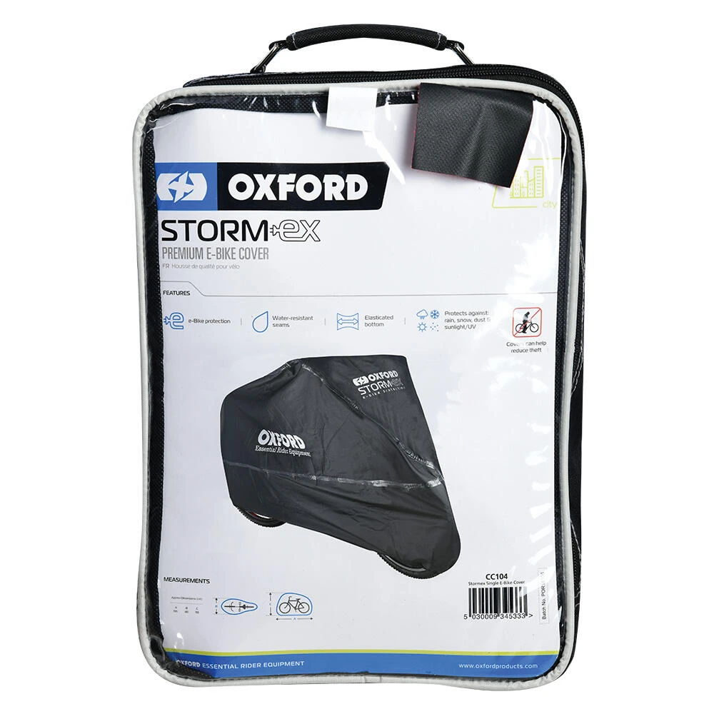 Oxford Unisex Stormex Single Bicycle Cover 3 Oxford Unisex Stormex Single Bicycle Cover - Image 3