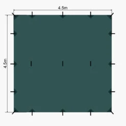 Lomo 4.5m X 4.5m Bushcraft Tarp -Outdoor Camping k5aae24e2cdc2cb0f4508af98cb9e6ba0