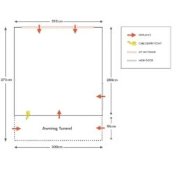 AirTek Kamper Pro 1 Inflatable Drive Away Awning -Outdoor Camping k5bf094cd440979174ac9efca3b52b8dc