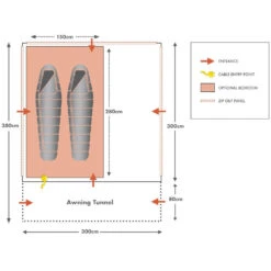 Motordome Kamper Hub Modular Quick Erect Drive Away Awning -Outdoor Camping k72ef05b8a196914a9b7c9bbbe6954225