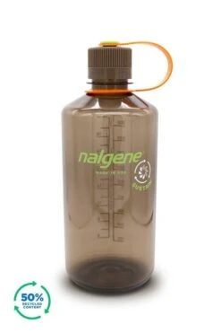 Nalgene 1L Narrow Mouth Sustain Water Bottle - Made From 50% Plastic Waste -Outdoor Camping k73ad9a498fd0a28df5bb97f15c6957e4