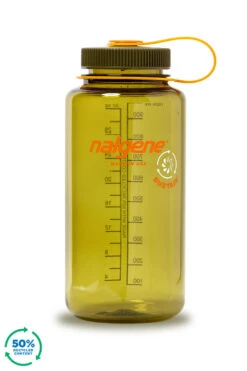 Nalgene 1L Wide Mouth Sustain Water Bottle - Made From 50% Plastic Waste -Outdoor Camping k7ed6b1c43bac1bce1113c5cbf85f449b