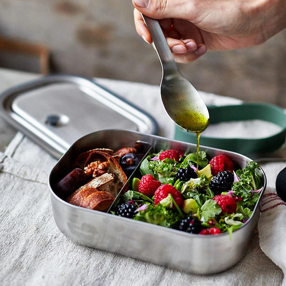 Black+Blum Stainless Steel Lunch Box Olive 2 Black+Blum Stainless Steel Lunch Box Olive - Image 2