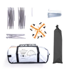 2 Man Dome Trekking Blackout Tent - MT500 F&B -Outdoor Camping k9134c4b7475f6bdde9e26e249280c178