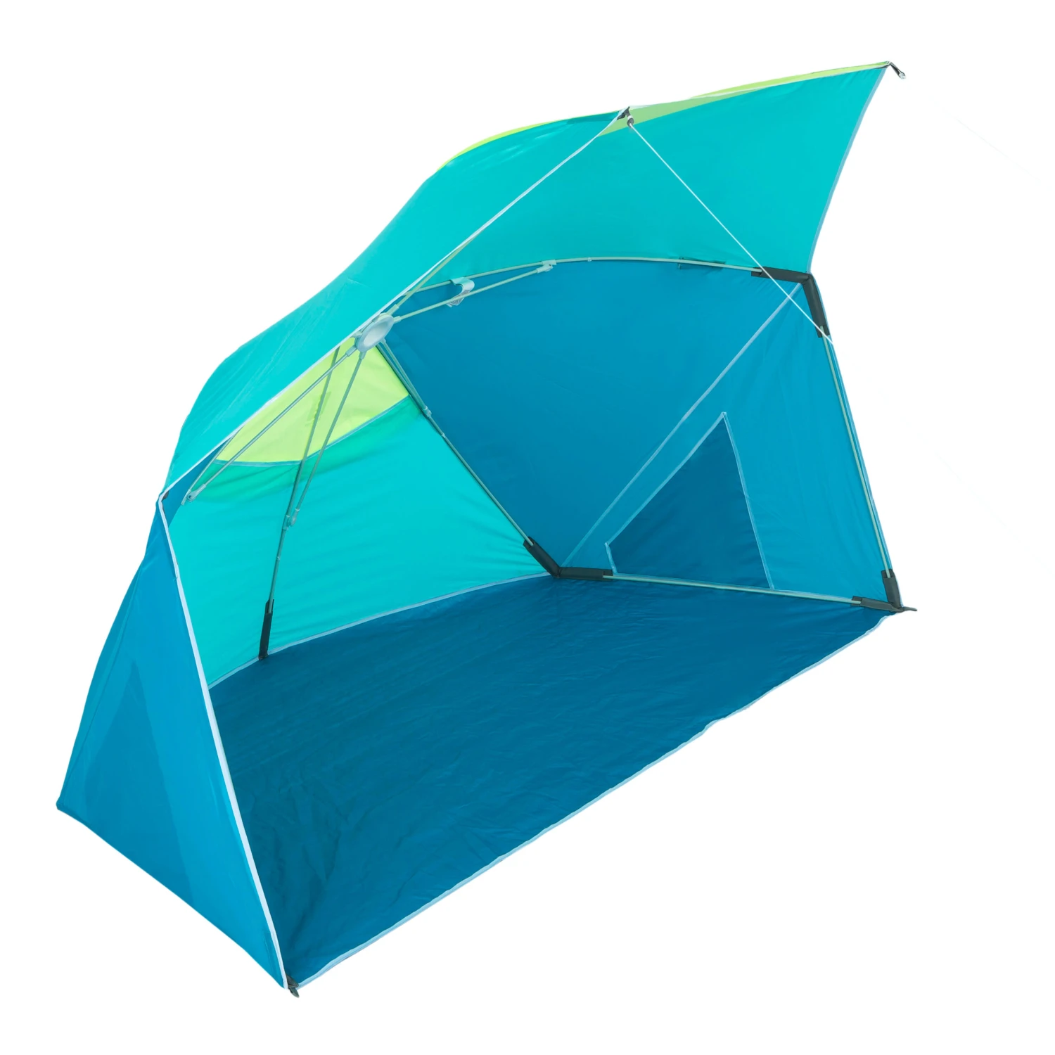 3-person Sun Shelter Beach Parasol UPF50+ Iwiko 180 - Blue Yellow 4 3-person Sun Shelter Beach Parasol UPF50+ Iwiko 180 - Blue Yellow - Image 4