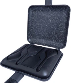 RidgeMonkey Connect Sandwich Toaster XL Granite Edition (RM777) -Outdoor Camping k9f547e453d66b682b6aef070153aa18a