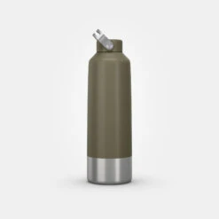 Quechua Stainless Steel Hiking Flask With Screw Cap MH100 1.5 L Khaki 18 Quechua Stainless Steel Hiking Flask With Screw Cap MH100 1.5 L Khaki -Outdoor Camping kb11e5d4c216442f1edabe12e139aa85a