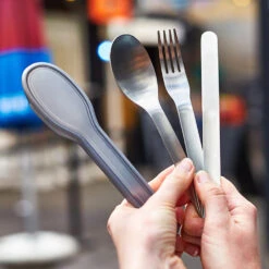 Black+Blum Stainless Steel Cutlery Set With Case Grey 8 Black+Blum Stainless Steel Cutlery Set With Case Grey -Outdoor Camping kb97f72b127caa636ff9f5e69395b27b9