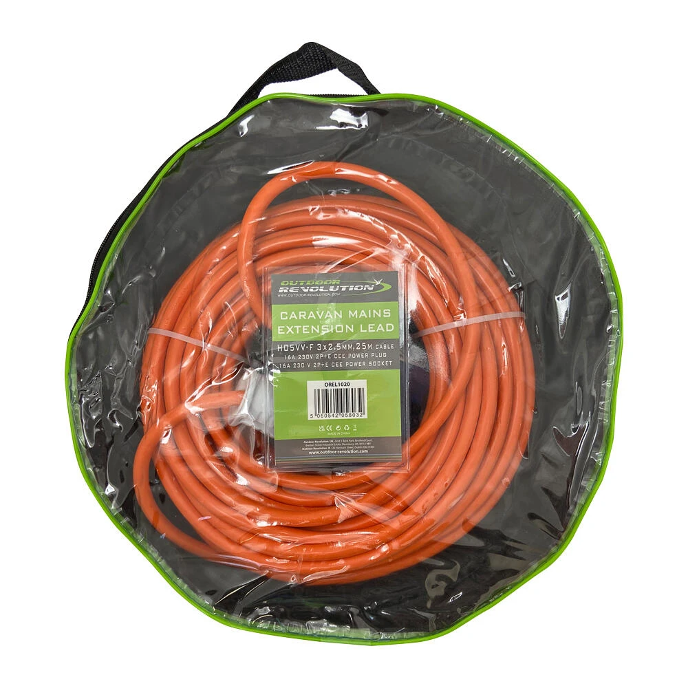 Caravan Mains Extension Cable 25m 2 Caravan Mains Extension Cable 25m - Image 2