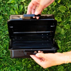 Portable Stainless Steel Compact ECO BBQ For Camping & Travel -Outdoor Camping kd3d47ba73de06322650d90dff1f99a31