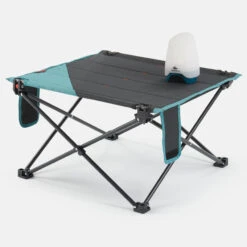 Quechua LOW FOLDING CAMPING TABLE MH100 Grey -Outdoor Camping ke01116bcd26d4e1c3ec42ec72115518a