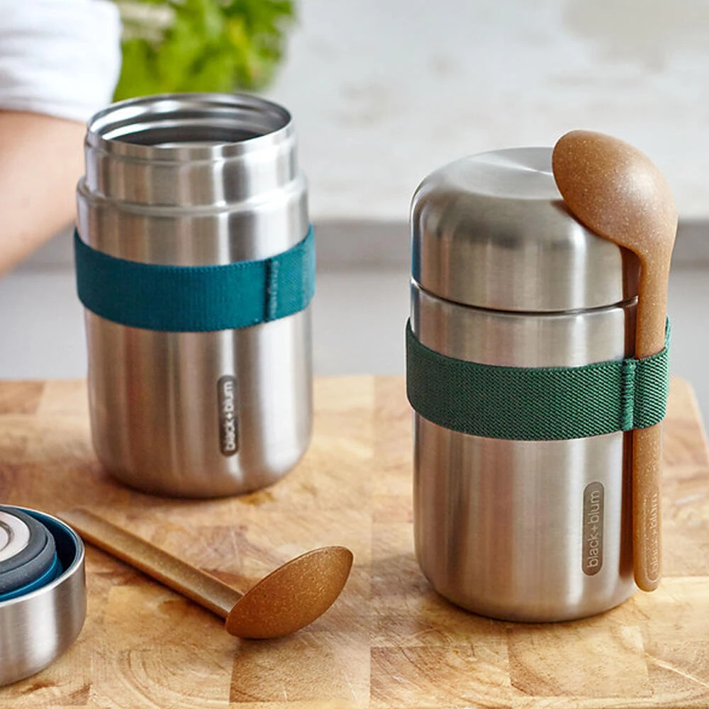 Black+Blum Food Flask 400ml Ocean 5 Black+Blum Food Flask 400ml Ocean - Image 5