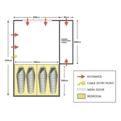 Motordome Sleeper Lite Quick Pitch 4 Man Drive Away Awning -Outdoor Camping kfcea46424f42c86ff1c5272156bfbd60